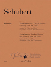 Variations on "Trockne Blumen" in e minor op. post. 160 D 802